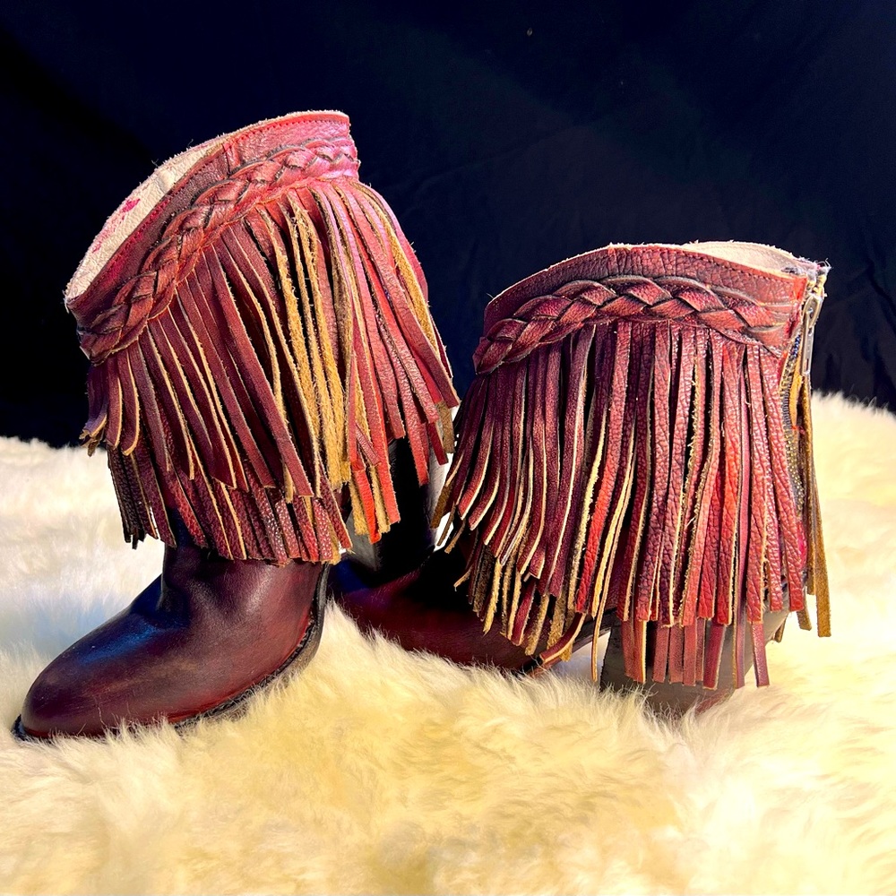 Distressed Freebird by Steven Tonto Ankle Bootie